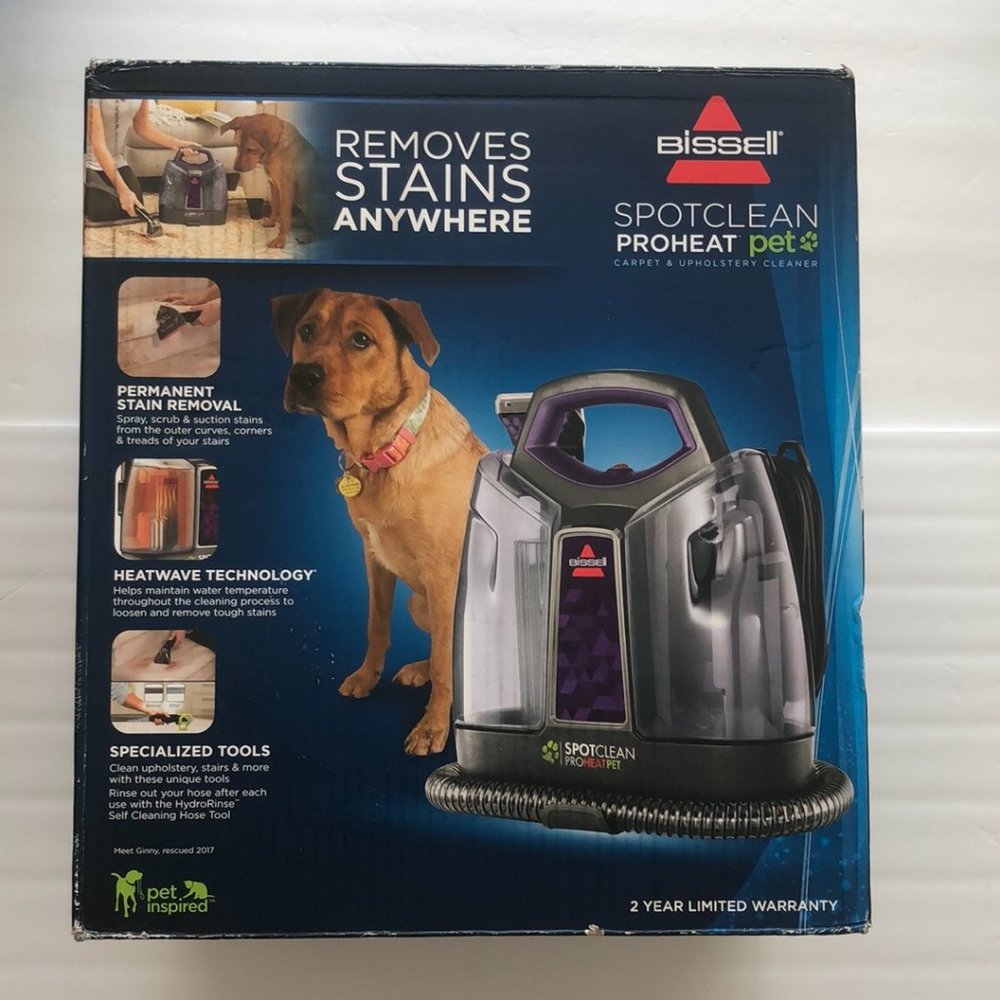 Bissell Spotclean Proheat Pet Carpet & Upholstery Cleaner Stain Removal new